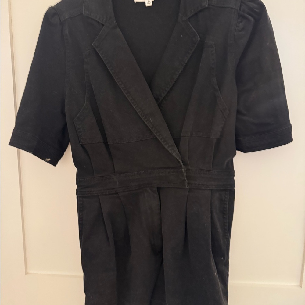 Women's Black Denim romper